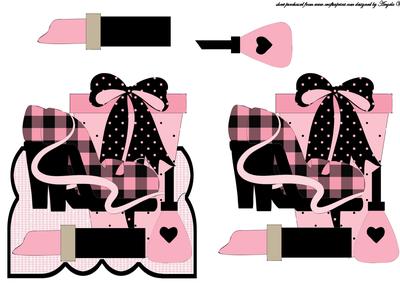 Polka Dots and Checks Shoes and Box