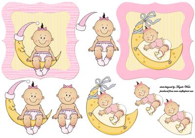 Moonbaby Girls Toppers