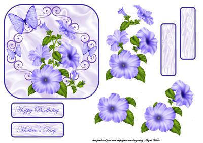 Blue Petunias