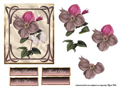 Victorian Fabric Violet
