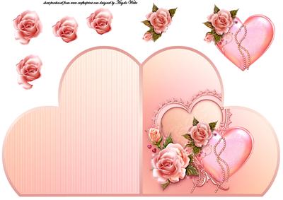 Rose, Heart and Pearls