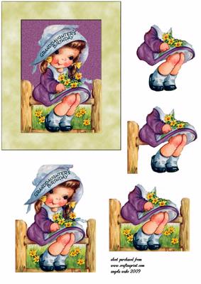 Little Girl on the Fence