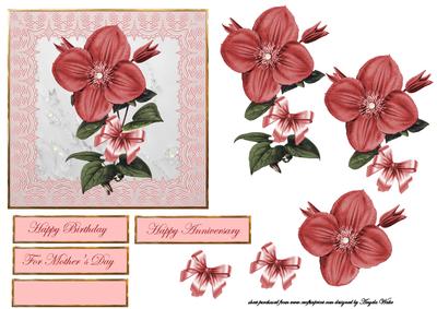 Rosy Flower and Lace