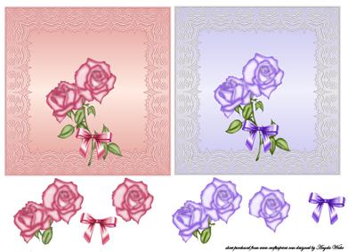 Rose Lace Toppers