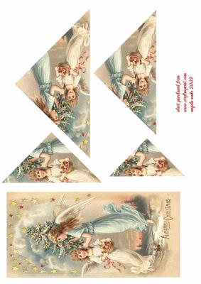 Angel Fairies Around the Tree