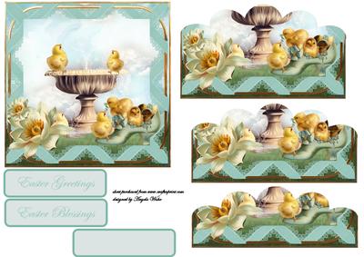 Easter Baby Chicks and Lily