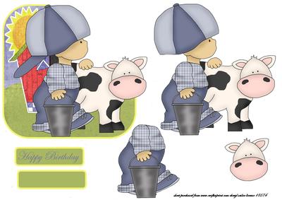 Milking Time on the Farm