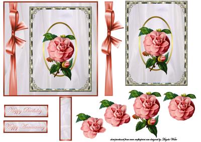 Vintage Peony Rose