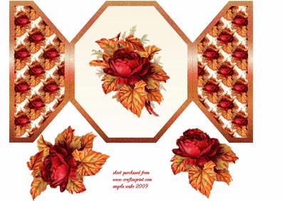 Rustic Leaves and Vintage Rose
