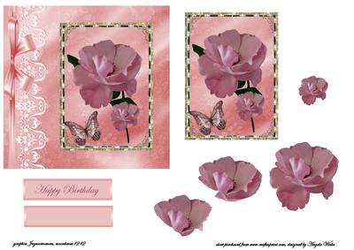 Rose and Butterfly