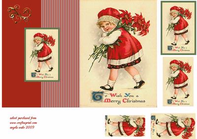 Poinsettia Girl