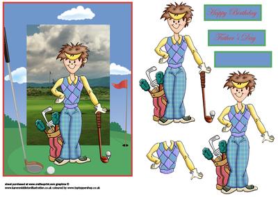 Happy Golfer, Father