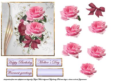 Pink Roses , Mother