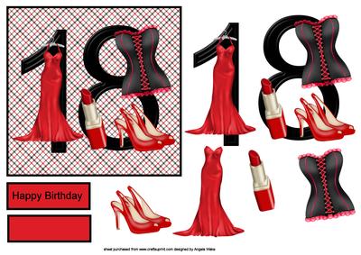 18th Birthday Card Front