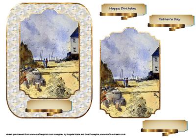 Fishing Village Scene