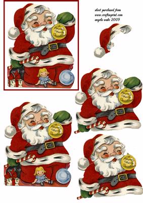 Santa Wishes You a Merry Christmas