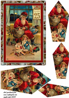Santa and His Children