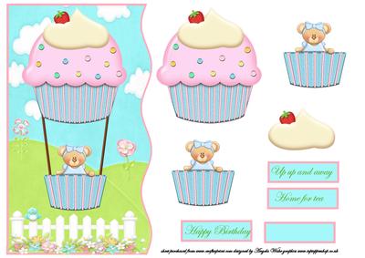 Cup Cake Air Balloon