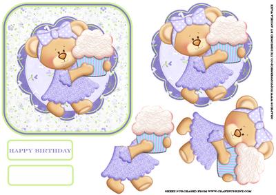 Cup Cake Teddy