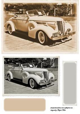 Vintage Cars Toppers