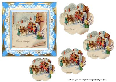 Christmas Vintage Coach House
