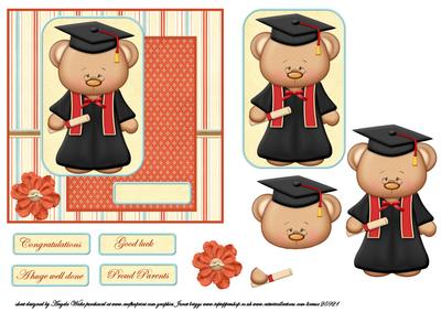 Girl Bear Graduation