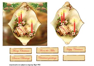 Vintage Christmas Candles