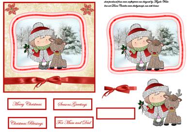 Girl and Reindeer
