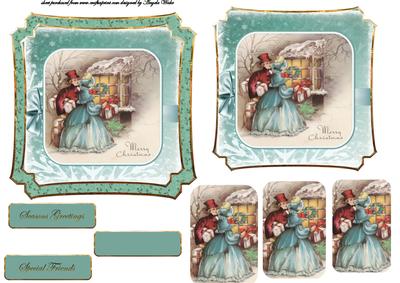 Vintage Christmas Visitors