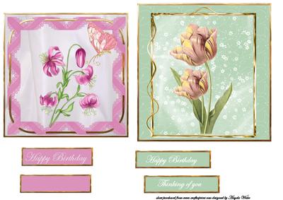 Framed Floral Toppers