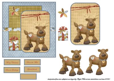 Reindeer and Present