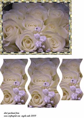 Wedding Bouquet with Wavy Centre