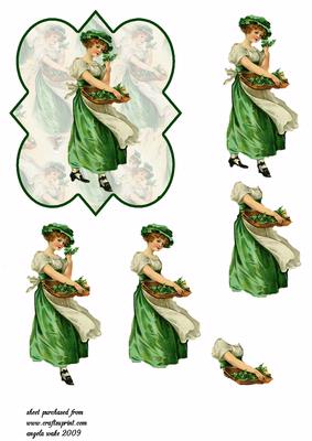 Pretty Irish Girl for St Patrick's Day