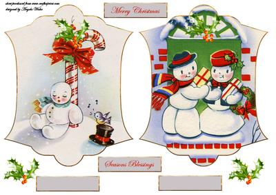 Vintage Snowman