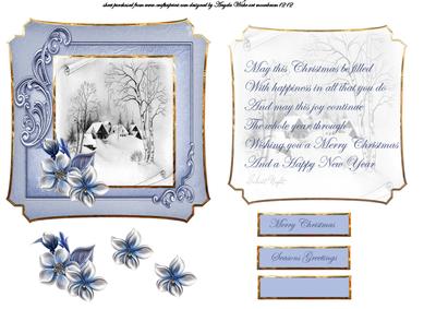 Christmas Vintage Scene