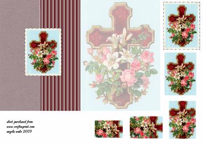 Floral Cross