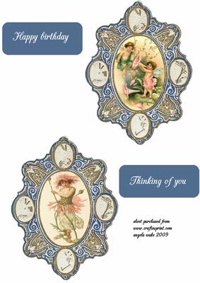 Cameo Flower Fairy and Flower Angels
