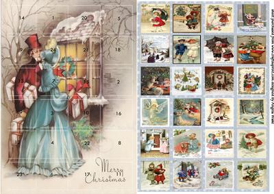 Christmas Visits Advent Card