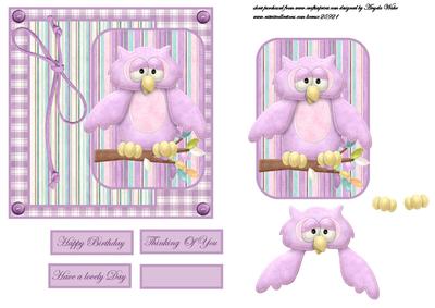 Girl Owl with a Hoot