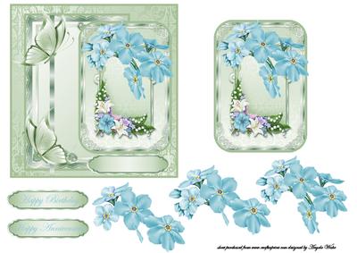 Forget Me Not Floral