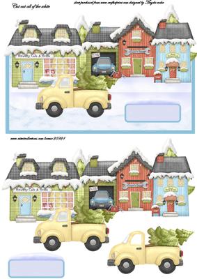 Nittville Village at Christmas
