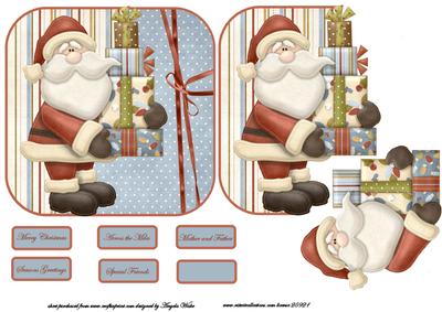 Santa with Lots of Pressies