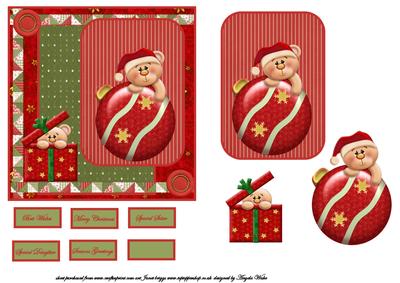 Christmas Bears, Gift and Ornament