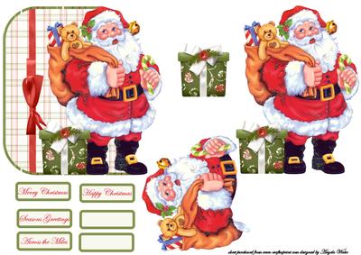 Santa Clause with Toys