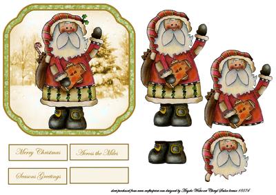 Santa Starts His Travels