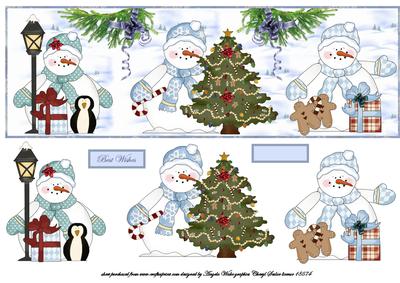 Snowman Happy Holidays