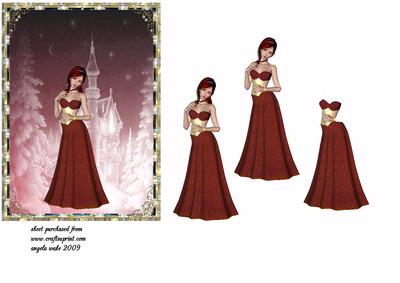 Christmas Girl from the Castle