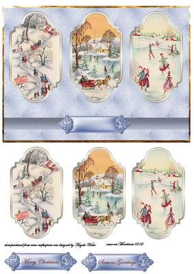 Vintage Christmas Scenes