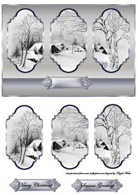 Vintage Winter Scene