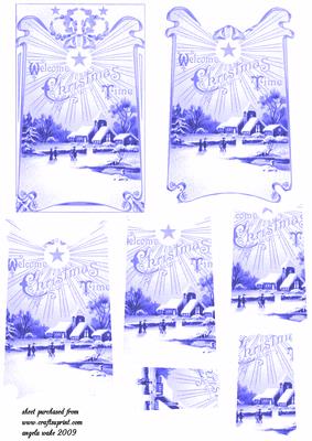 Welcome Blue Christmas Time